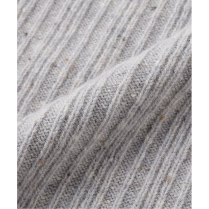 フォーワンセブン エディフィス 417 EDIFICE crepuscule / クレプスキュール Nep Knit Shirt （グレーA）｜詳細画像