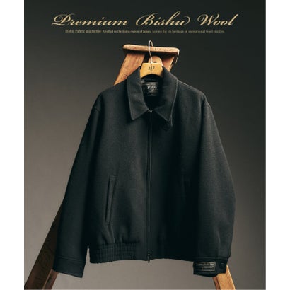 BISHU WOOL MOSSA ブルゾン （ベージュ A）｜詳細画像