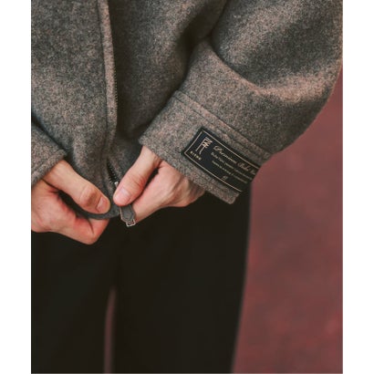 フォーワンセブン エディフィス 417 EDIFICE BISHU WOOL MOSSA ブルゾン （グレー）｜詳細画像