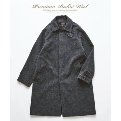 フォーワンセブン エディフィス 417 EDIFICE BISHU WOOL MOSSA コート （ブラック）｜詳細画像