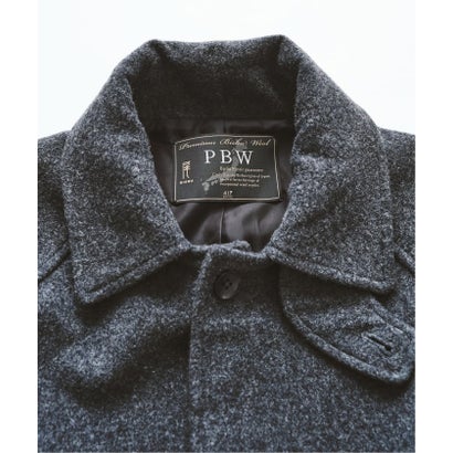 BISHU WOOL MOSSA コート （ブラック）｜詳細画像