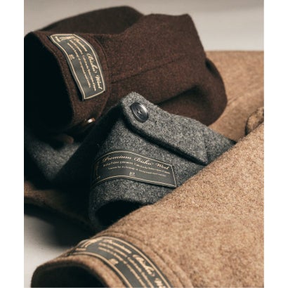 BISHU WOOL MOSSA コート （ブラック）｜詳細画像