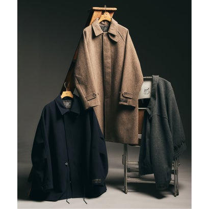 BISHU WOOL MOSSA コート （グレー）｜詳細画像