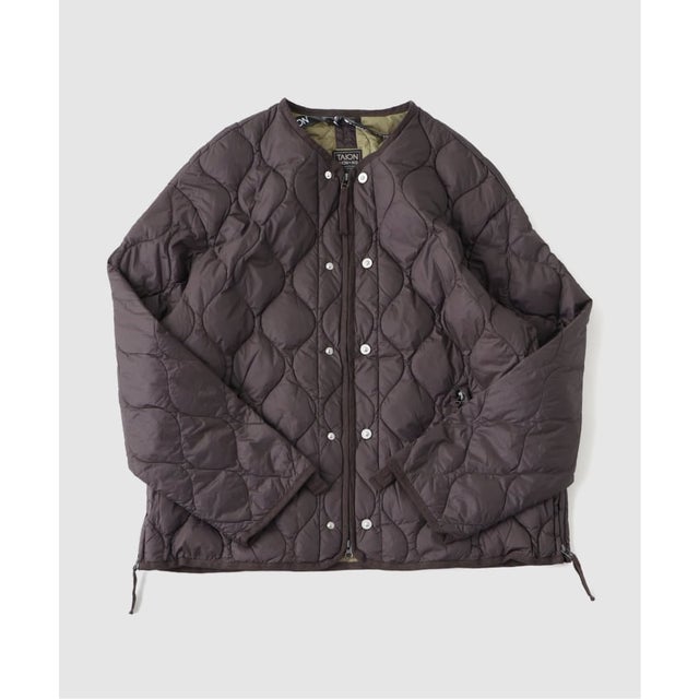 TAION / タイオン M65 LINER W-ZIP SHORT DOWN JKT （ブラウン）