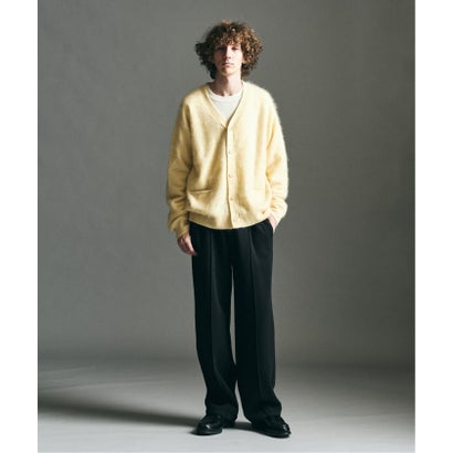 フォーワンセブン エディフィス 417 EDIFICE ウール シャギーカーディガン （ブラウン A）｜詳細画像