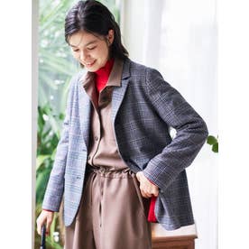 【残りわずか】【正統派】グレンチェックブレザー （チャコール系）