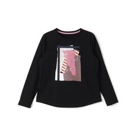 洗える アートTシャツ （ブラック）
