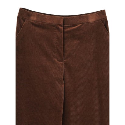 【ストレッチ 洗える】コーデュロイパンツ【CoC by CARA O CRUZ】 （ダークブラウン）｜詳細画像