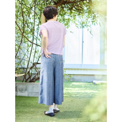 【接触冷感】半袖ニット【セットアップ】 （コバルトブルー）｜詳細画像