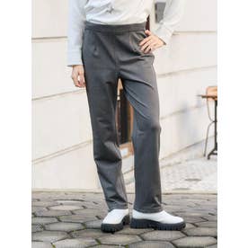 【ストレッチ 洗える】リバーシブルのウエストゴムパンツ （ブラウン系）