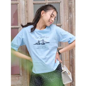 ブリッジTシャツ （サックスブルー）