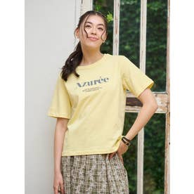 ラバープリントロゴTシャツ （レモンイエロー系）