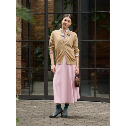 クルーネックカーディガン【ZEGNA BARUFFA】【セットアップ】 （ブラック）｜詳細画像