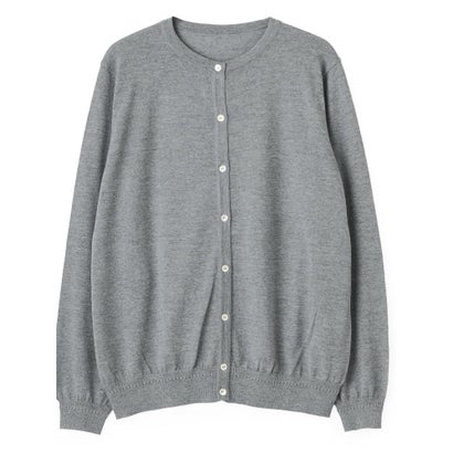 クルーネックカーディガン【ZEGNA BARUFFA】【セットアップ】 （ブラック）｜詳細画像