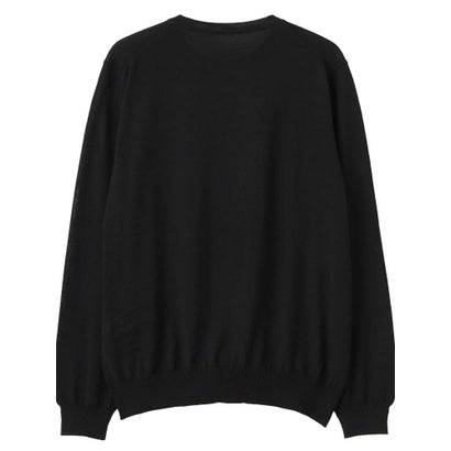 クルーネックカーディガン【ZEGNA BARUFFA】【セットアップ】 （ブラック）｜詳細画像