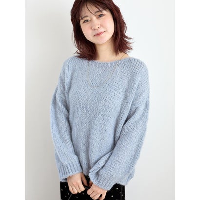 TRICOTS JEAN MARC ボートネックニット （グレー）｜詳細画像