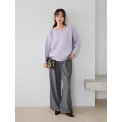 TRICOTS JEAN MARC ボートネックニット （ブルー）｜詳細画像