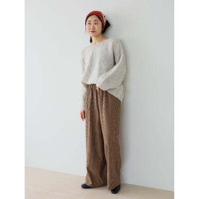 TRICOTS JEAN MARC ボートネックニット （パープル）｜詳細画像