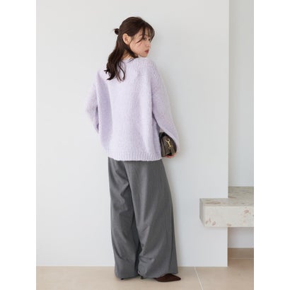 TRICOTS JEAN MARC ボートネックニット （パープル）｜詳細画像