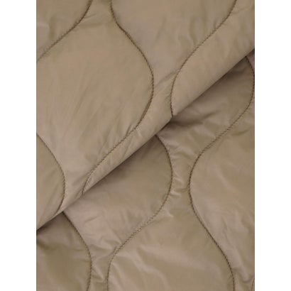 ルクールブラン le.coeur blanc TAION キルトノーカラーロングダウンコート （ベージュ）｜詳細画像