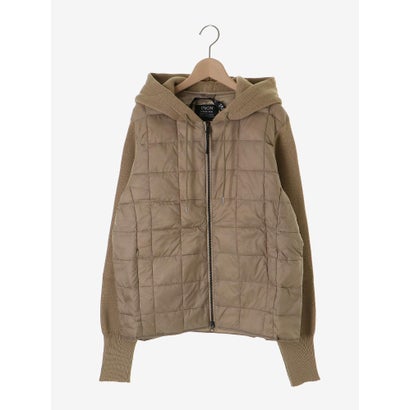 ルクールブラン le.coeur blanc TAION KNIT DOCKING DOWN JACKET （ブラック）｜詳細画像