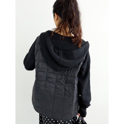 ルクールブラン le.coeur blanc TAION KNIT DOCKING DOWN JACKET （ベージュ）｜詳細画像