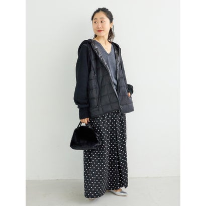 ルクールブラン le.coeur blanc TAION KNIT DOCKING DOWN JACKET （ベージュ）｜詳細画像