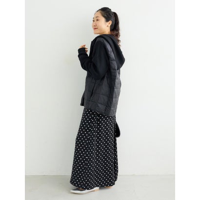 ルクールブラン le.coeur blanc TAION KNIT DOCKING DOWN JACKET （ベージュ）｜詳細画像