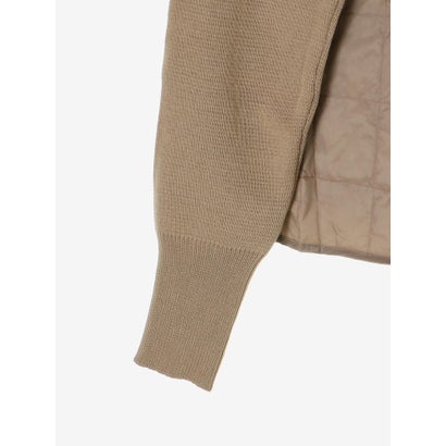 ルクールブラン le.coeur blanc TAION KNIT DOCKING DOWN JACKET （ベージュ）｜詳細画像