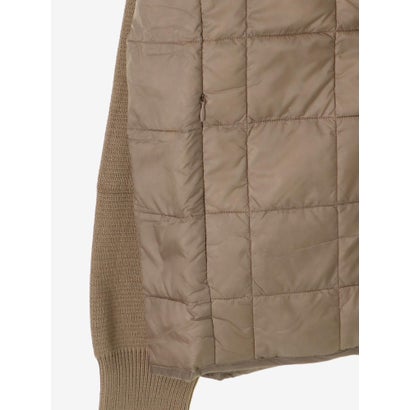 ルクールブラン le.coeur blanc TAION KNIT DOCKING DOWN JACKET （ベージュ）｜詳細画像