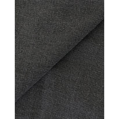 ルクールブラン le.coeur blanc パールボタンノーカラーデニムジャケット （ブラック）｜詳細画像
