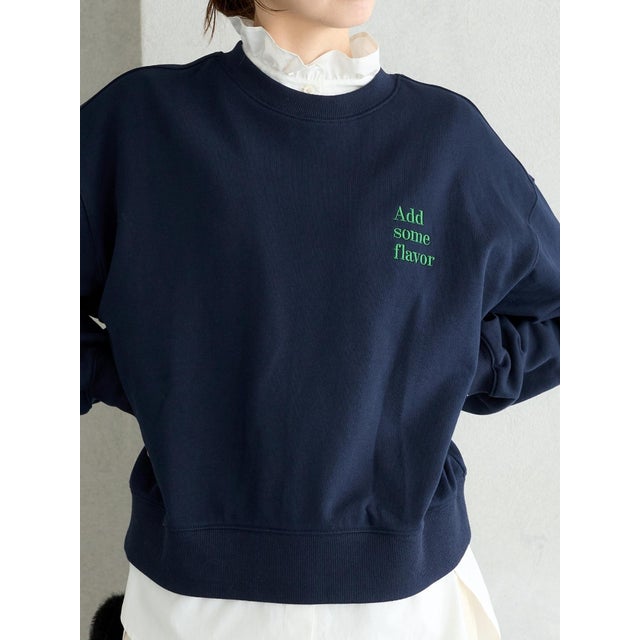 A.S.F刺繍スウェット （ネイビー）
