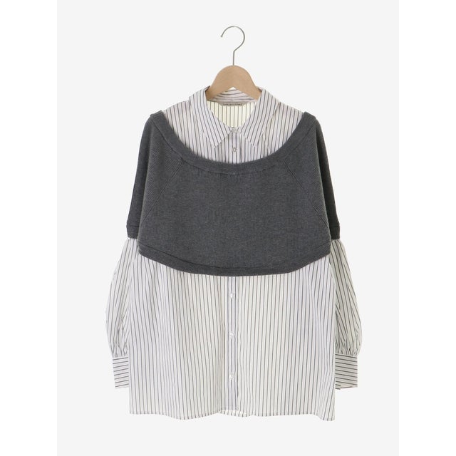TORRAZZO DONNAレイヤードトップス （グレー）