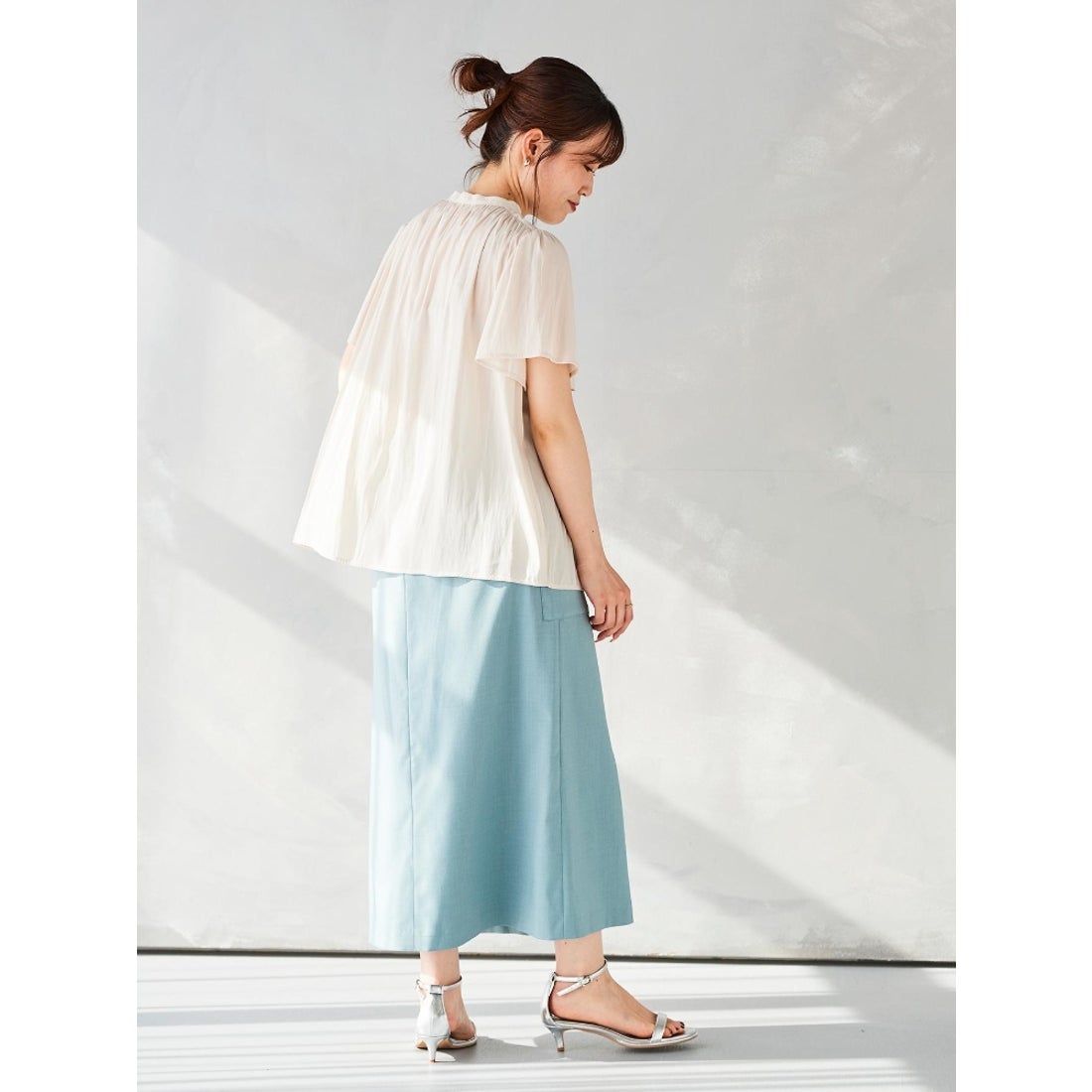 ルクールブラン le.coeur blanc パウダーサテンシャーリングフレンチ