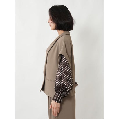 ネミカ NEMIKA ダブルブレストベスト【NEMIKA】 （ブラック）｜詳細画像