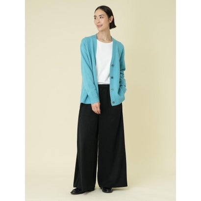 Vネックカーディガン【NEMIKA】 （コバルトブルー）｜詳細画像