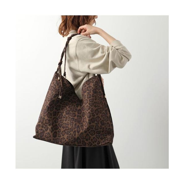 トートバッグ Knot handle bag 252-210503 （4.レオパード）