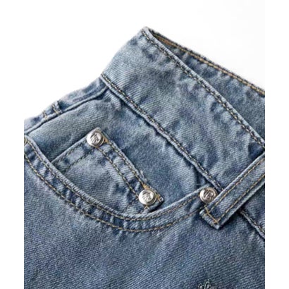Floral Embroidery Denim Pants （Blue）｜詳細画像
