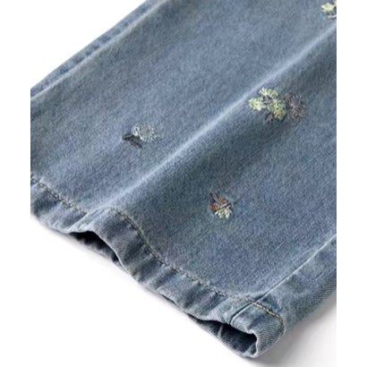 Floral Embroidery Denim Pants （Blue）｜詳細画像