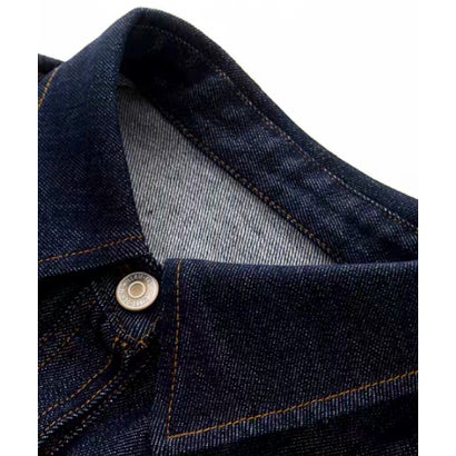 Cropped Lapel Denim Jacket （Blue）｜詳細画像