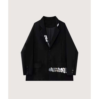 Shattered Mirror Loose Jacket （Black）｜詳細画像