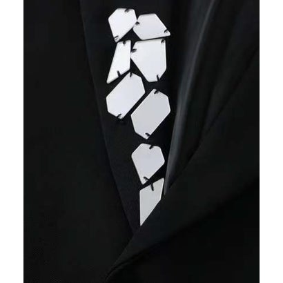 Shattered Mirror Loose Jacket （Black）｜詳細画像