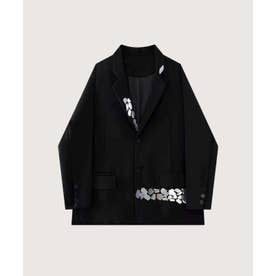 Shattered Mirror Loose Jacket （Black）