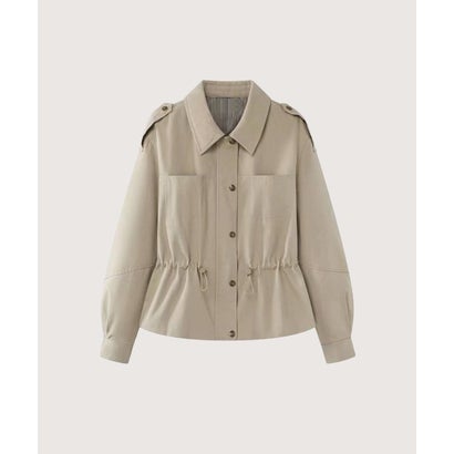 Waisted Trench Jacket （Camel）｜詳細画像