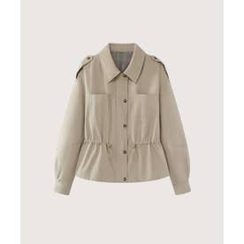 Waisted Trench Jacket （Camel）