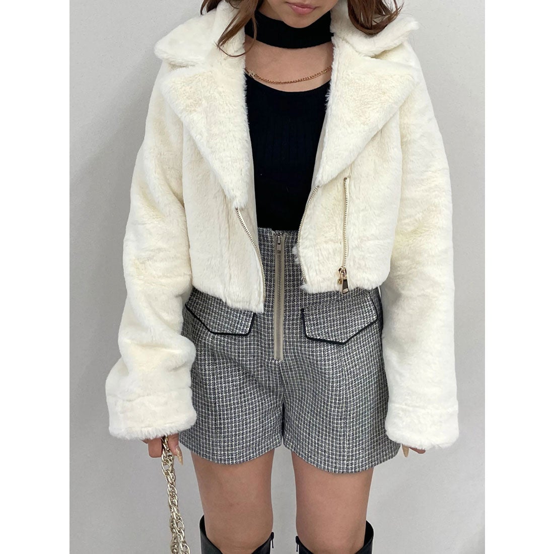 リップサービス LIP SERVICE リバーシブルムートンマイクロJK 