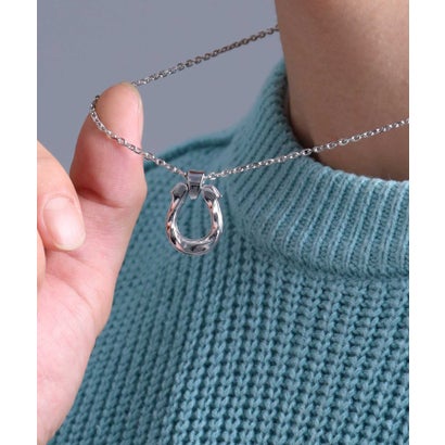 ライオンハート LION HEART “for Gift”ツイストテクスチャーホースシューネックレス/シルバー925 （シルバー）｜詳細画像