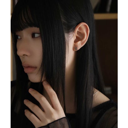 【限定展開】“LH-1”LHロゴスタッズピアス/サージカルステンレス（金属アレルギー対応） （シルバー）｜詳細画像