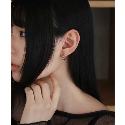 【限定展開】“LH-1”ツイストフープピアス/スペシャルパッケージ/サージカルステンレス（金属アレルギー対応） （シルバー）｜詳細画像