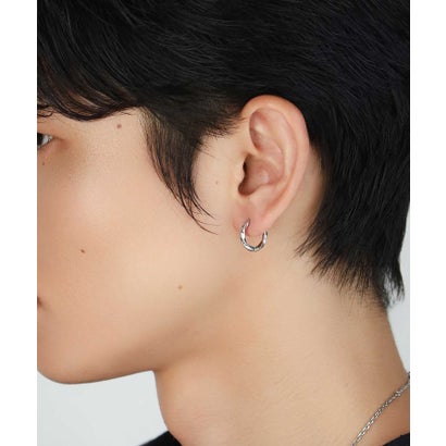 【限定展開】“LH-1”ツイストフープピアス/スペシャルパッケージ/サージカルステンレス（金属アレルギー対応） （シルバー）｜詳細画像